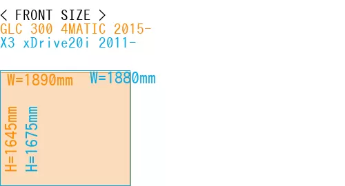 #GLC 300 4MATIC 2015- + X3 xDrive20i 2011-
